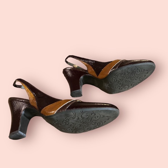 Kenneth Cole Reaction BOCACHINO Brown Tan Heels Size 7.5 M Slingback heels. - Picture 3 of 4